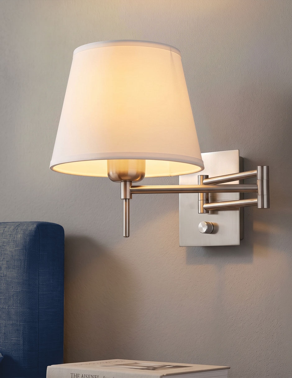 Lámpara de pared incandescente y led
