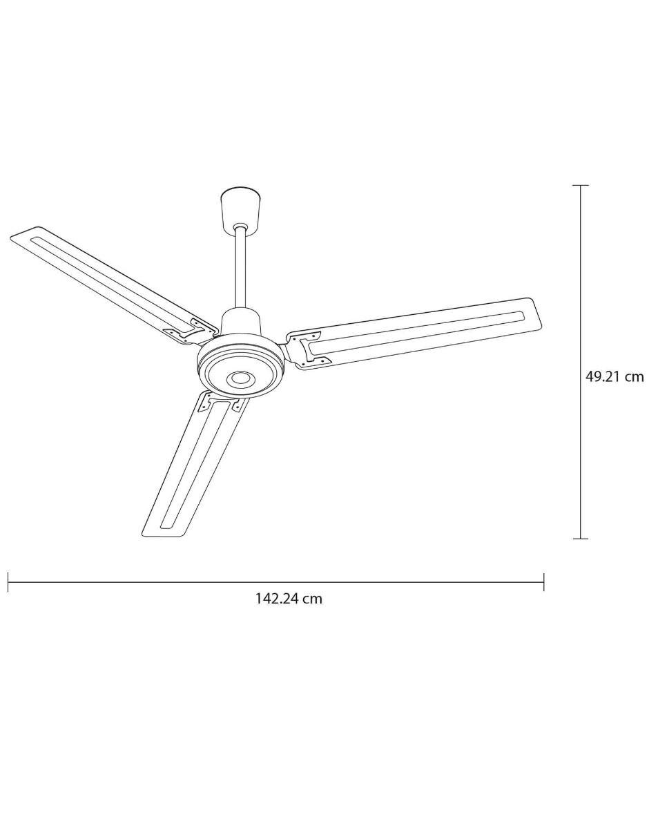 Ventilador de techo 5 velocidades 5