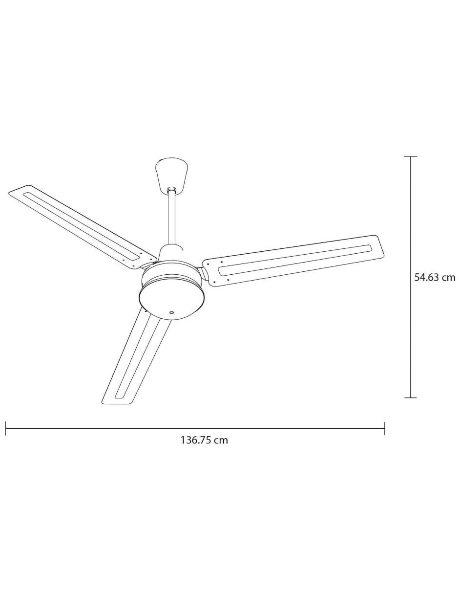 Ventilador de techo 3 velocidades