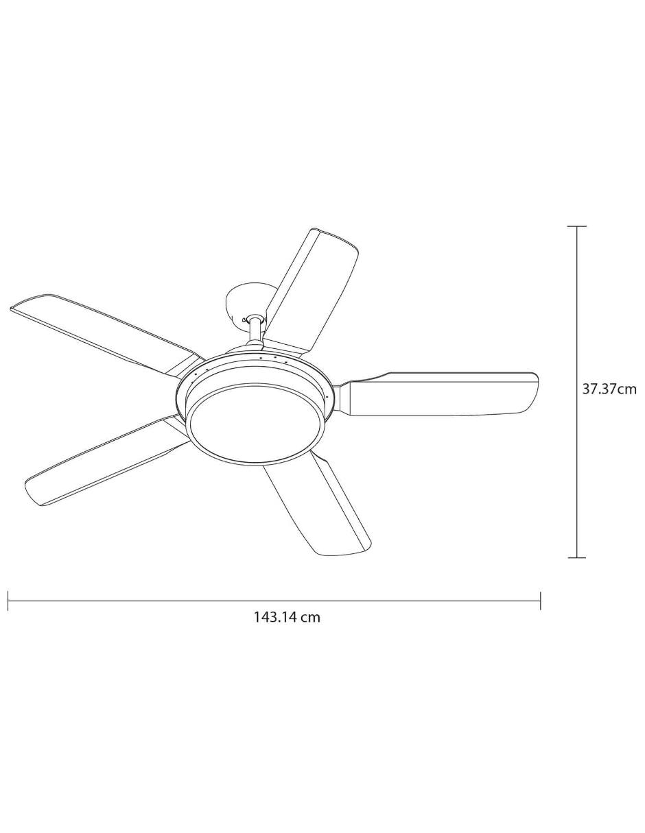Ventilador de techo con control remoto 3 velocidades Ventilador de techo con control remoto 3 velocidades
