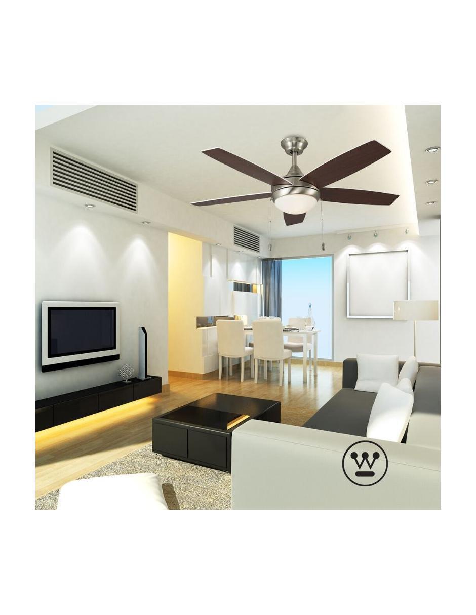 Ventilador de techo con control remoto 3 velocidades