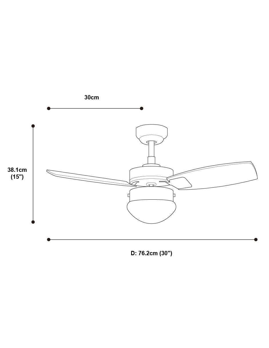 Ventilador de techo 3 velocidades 9