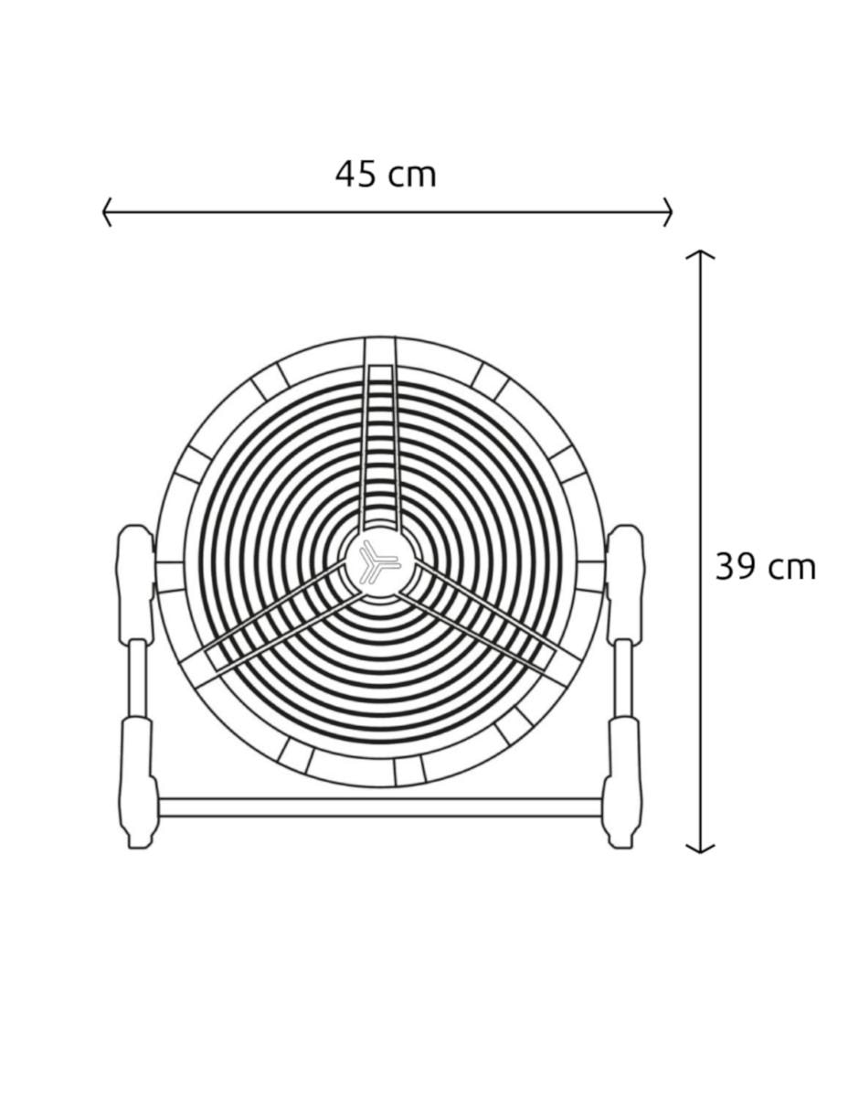 Ventilador de escritorio Masterfan 5 velocidades