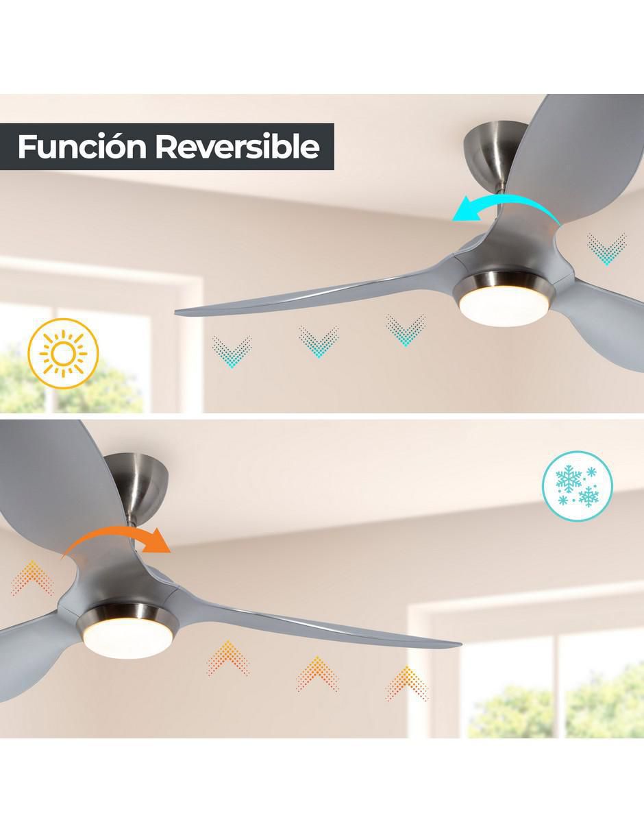 Ventilador de techo Lumimexico con control remoto 6 velocidades
