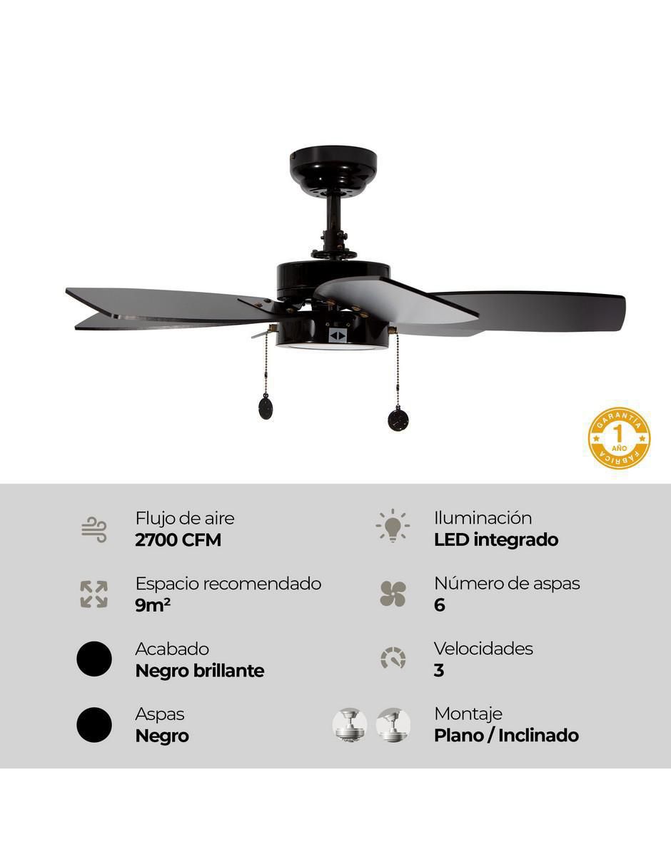 Ventilador de techo 3 velocidades 6