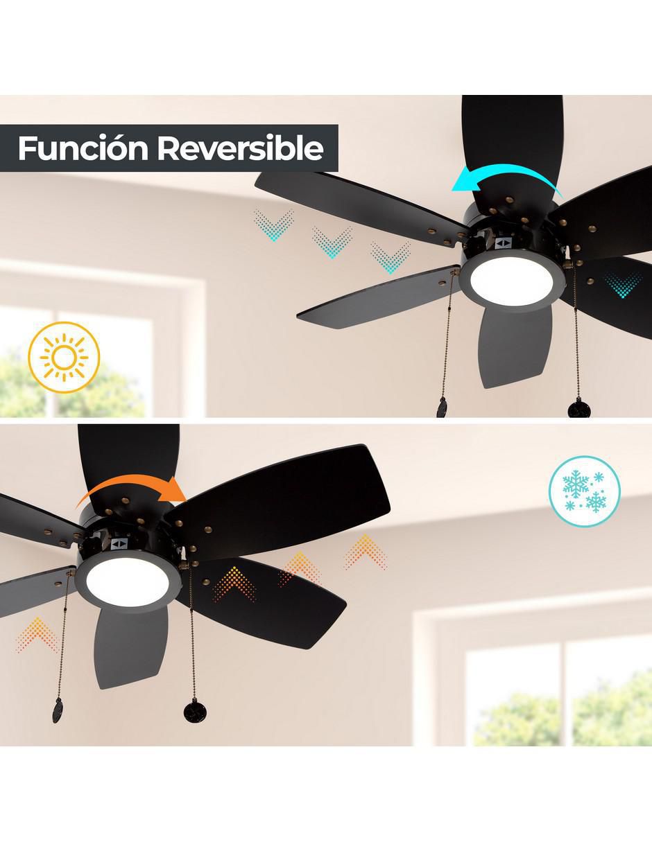 Ventilador de techo 3 velocidades 4