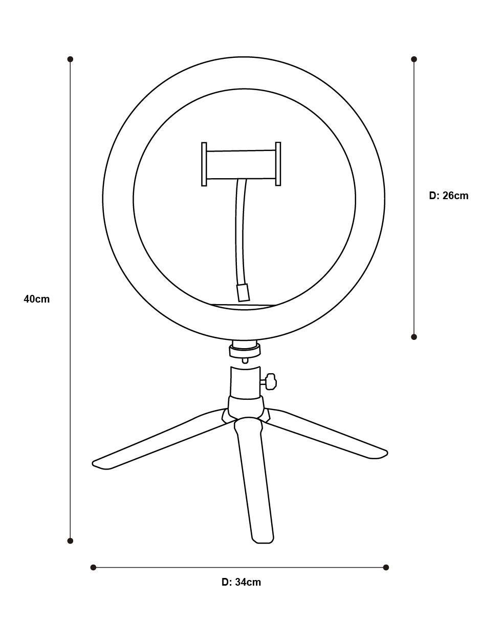 Lámpara de mesa LED 7