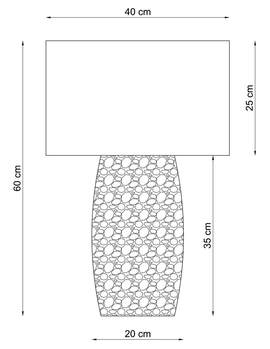 Lámpara de mesa dhalia 7