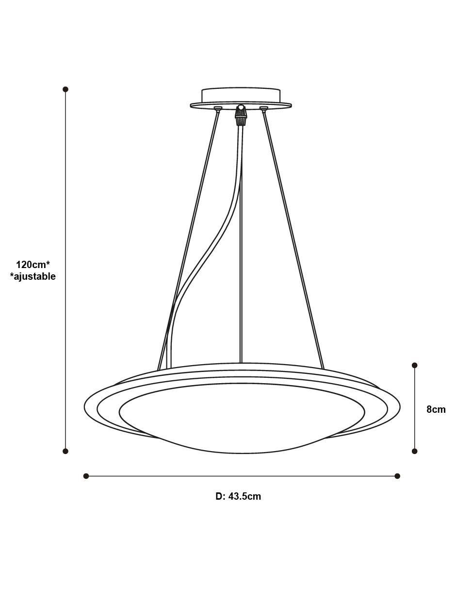 Lámpara colgante LED 7