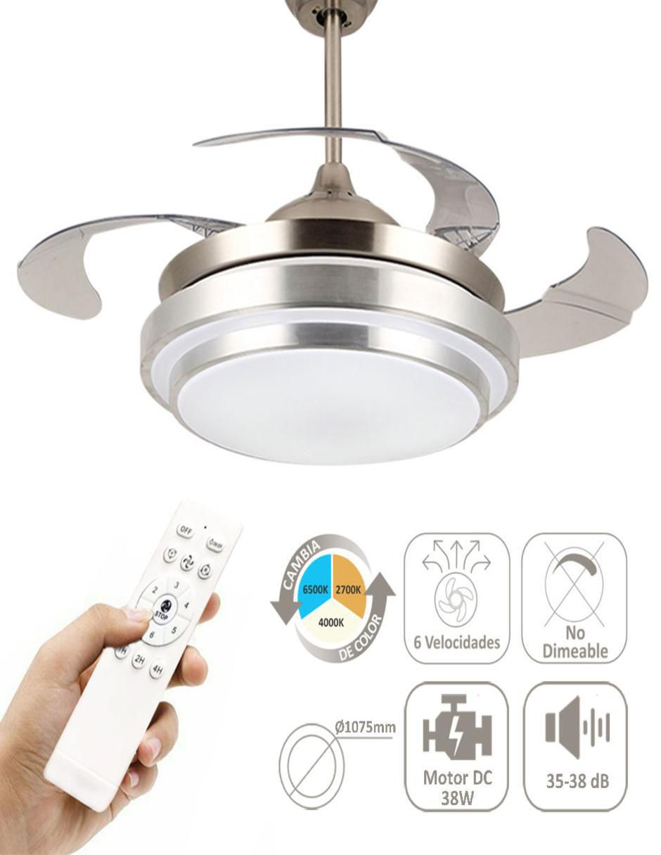 Ventilador de techo Jwj con control remoto 6 velocidades Ventilador de techo Jwj con control remoto 6 velocidades