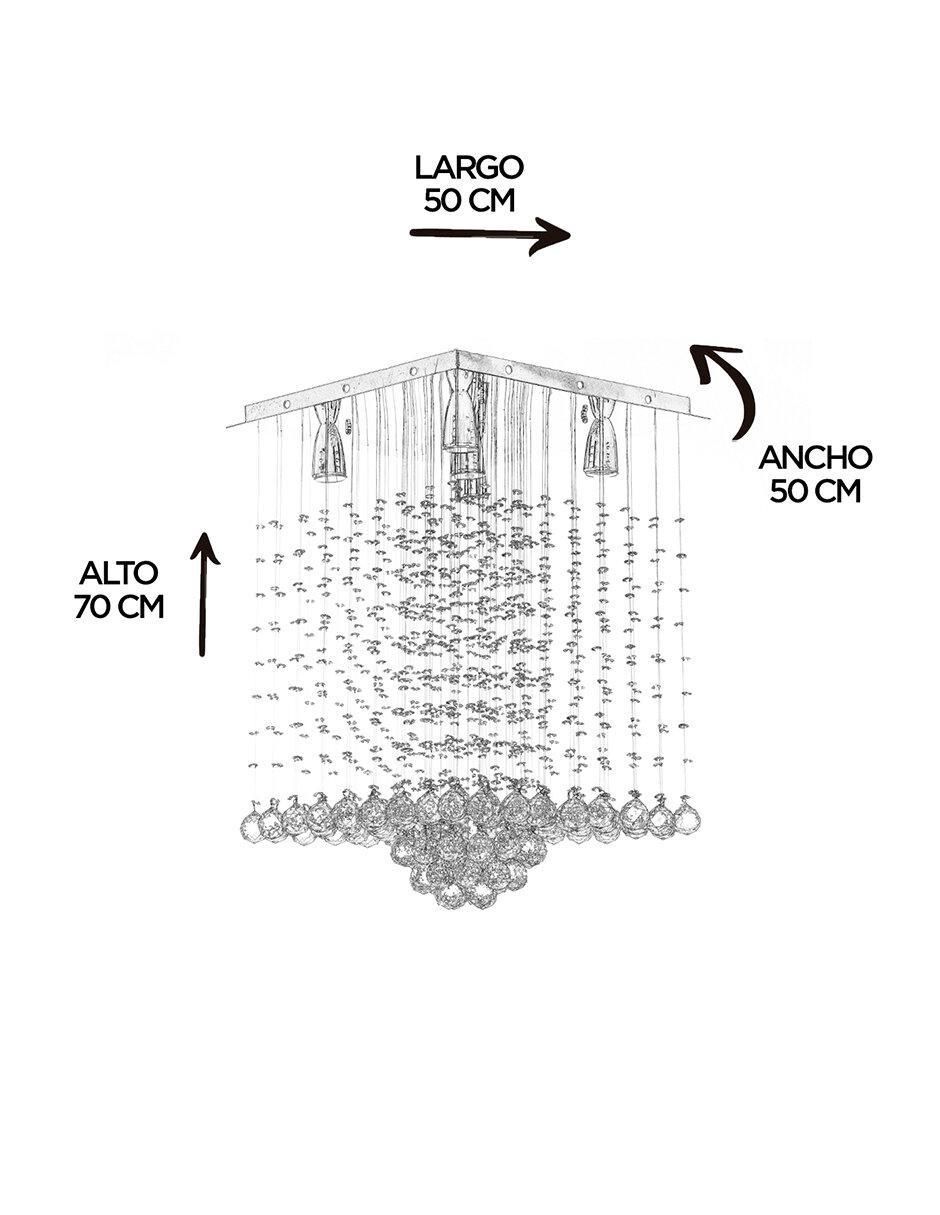 Candil Gamalux forma cuadrada