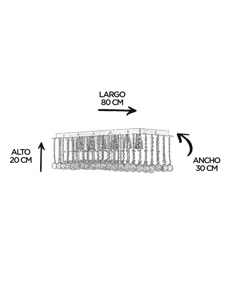 Candil Gamalux forma rectangular