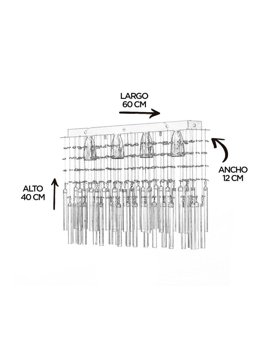 Candil Gamalux forma rectangular