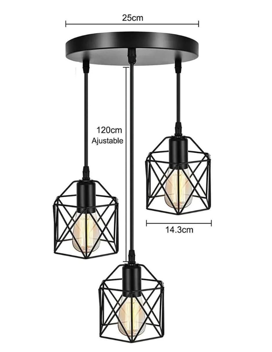 Lámpara colgante Incandescente y LED 9