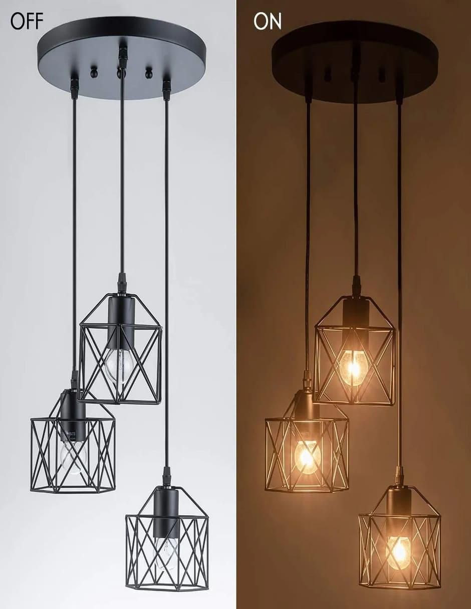 Lámpara colgante Incandescente y LED 8