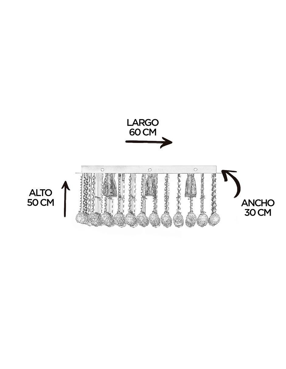 Candil Gamalux forma rectangular