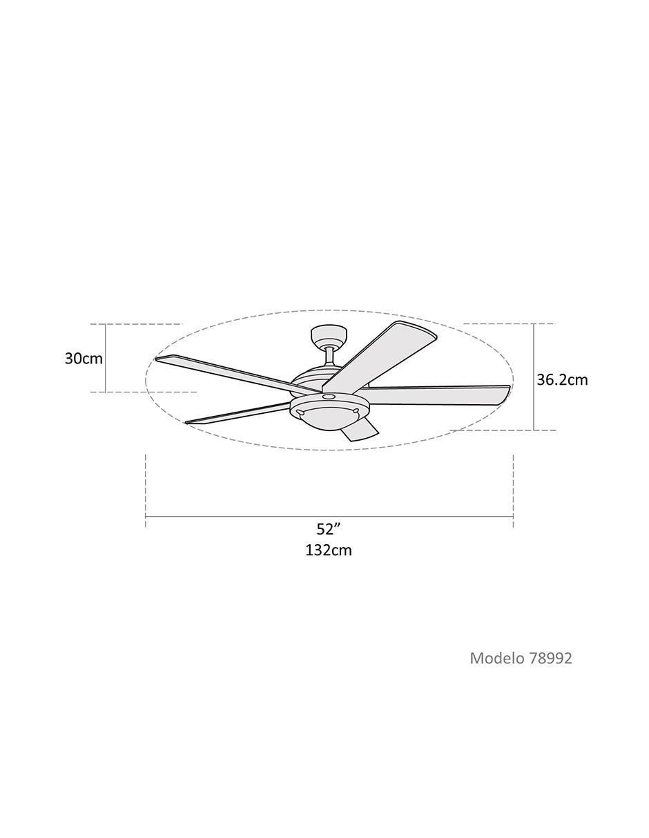 Ventilador de techo 3 velocidades 5