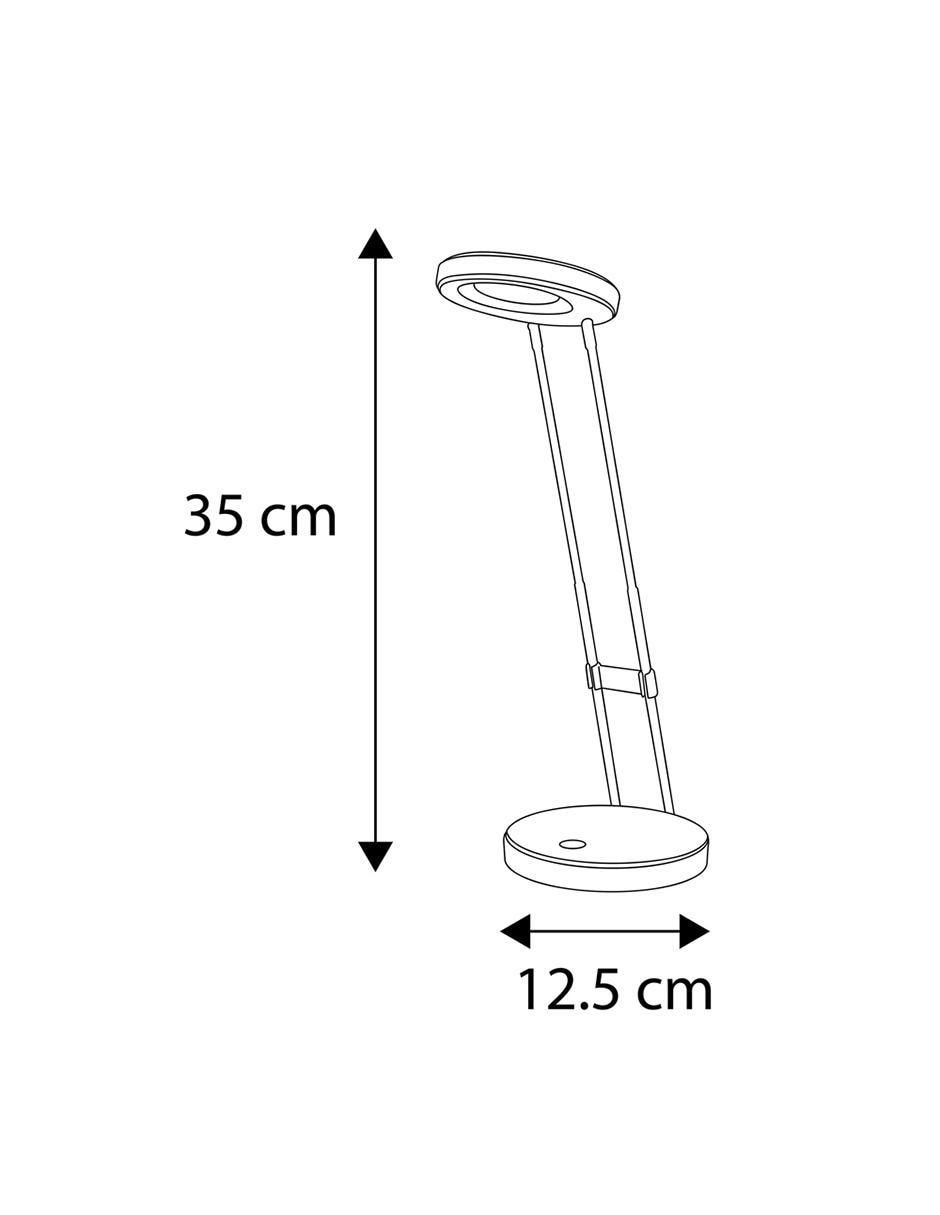 Lámpara de escritorio Mil Luces led