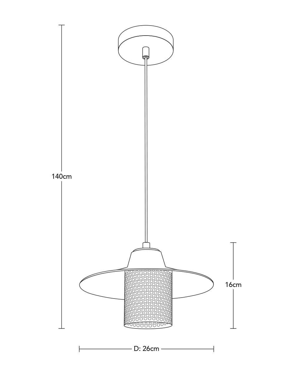 Lámpara colgante tradicional Contemporary Clean 7