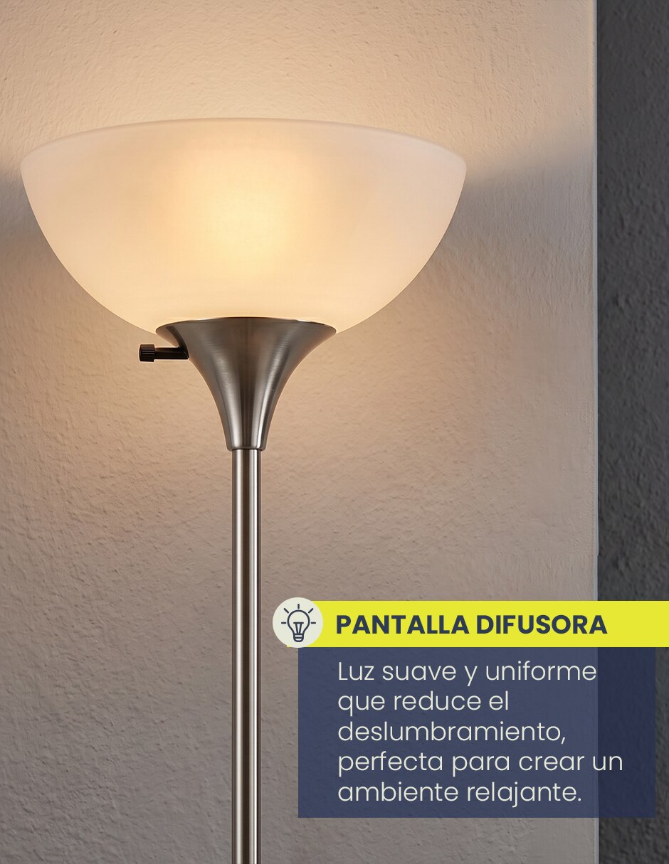 Lámpara de pie incandescente y LED Mil Luces