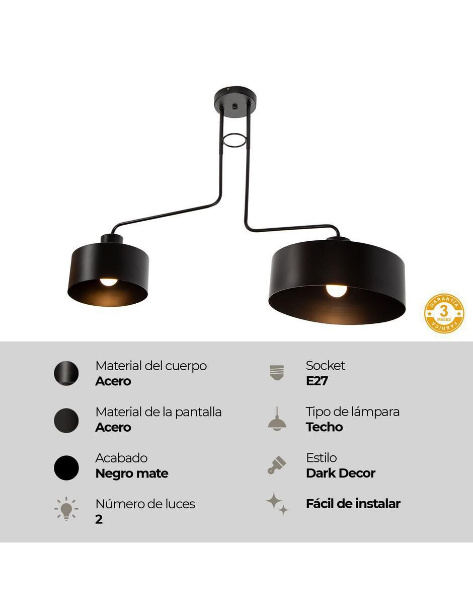 Lámpara colgante tradicional Dark Decor 10