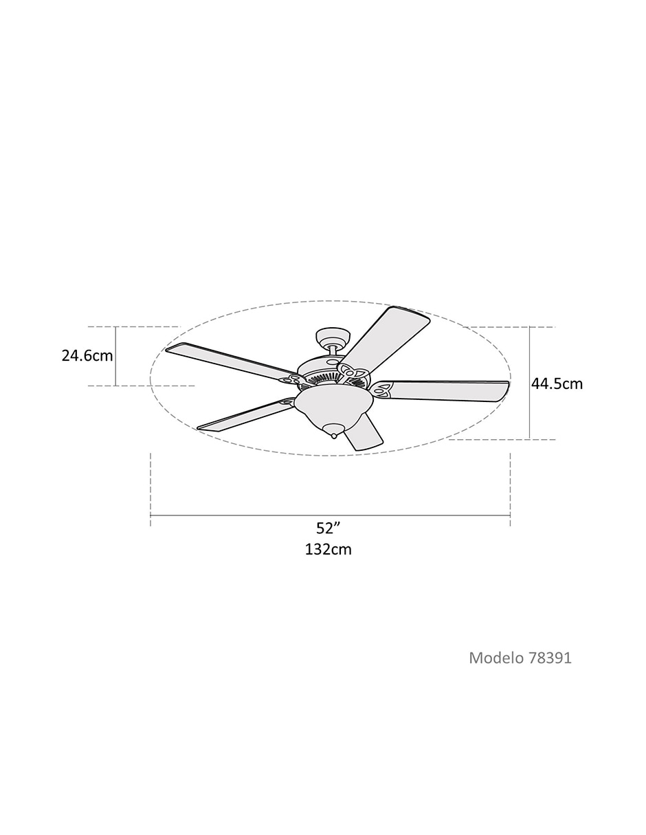 Ventilador de techo 3 velocidades 5
