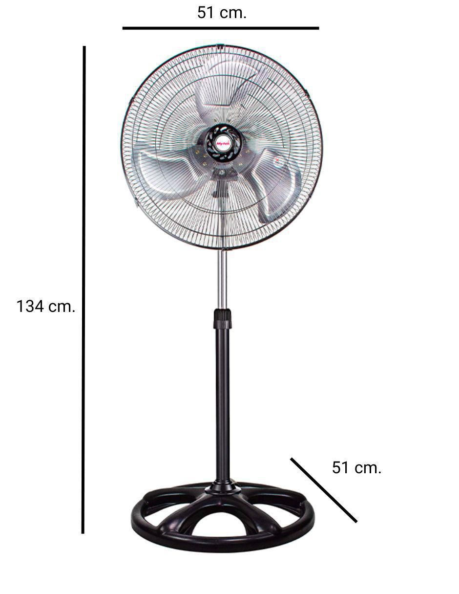 Ventilador de pedestal 3 velocidades 3