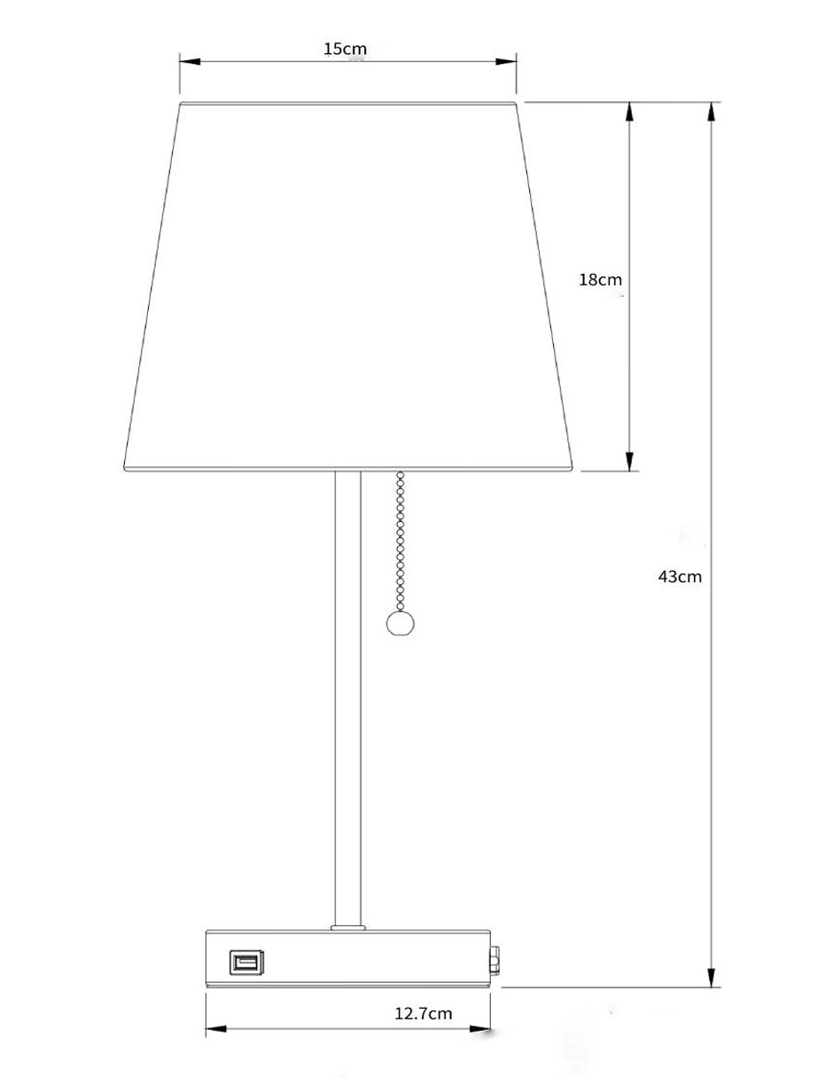Lámpara de mesa led Mier 7
