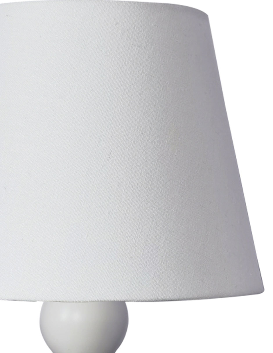 Lámpara de mesa blanca 3