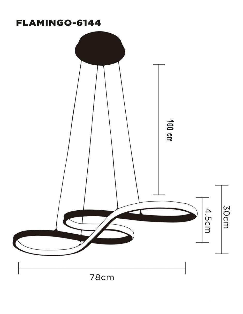 Lámpara colgante Luxica Lighting led