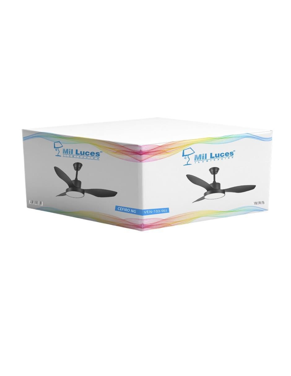 Ventilador de techo Mil Luces con control remoto 6 velocidades