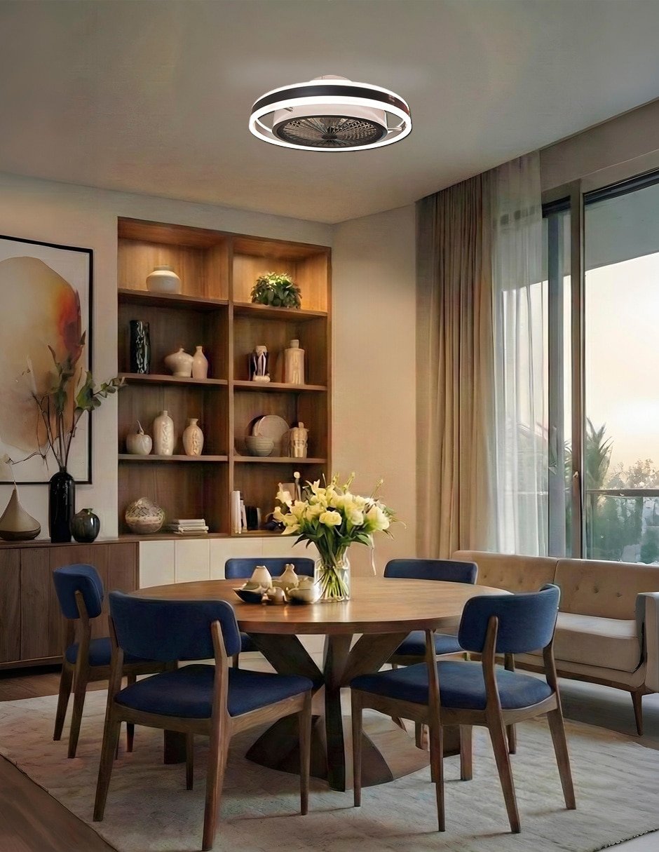 Ventilador de techo Mil Luces con control remoto 6 velocidades