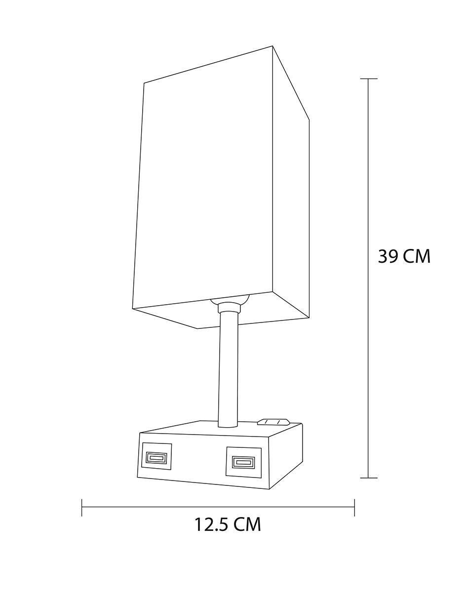 Lámpara de mesa incandescente y LED 8