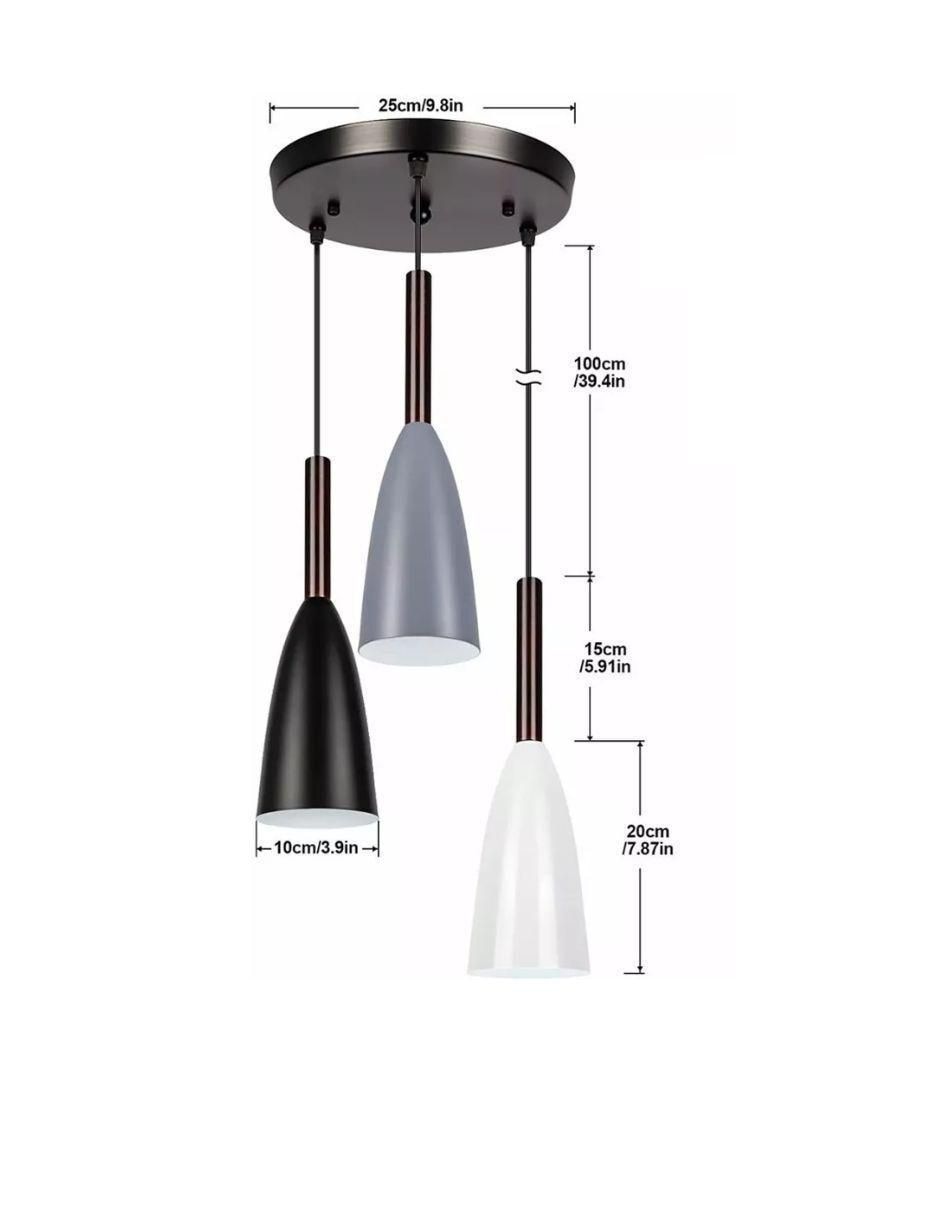 Lámpara colgante led 7