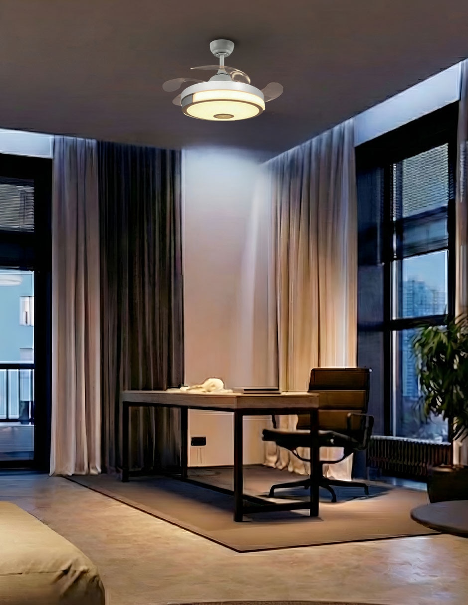Ventilador de techo Mil Luces con control remoto 6 velocidades