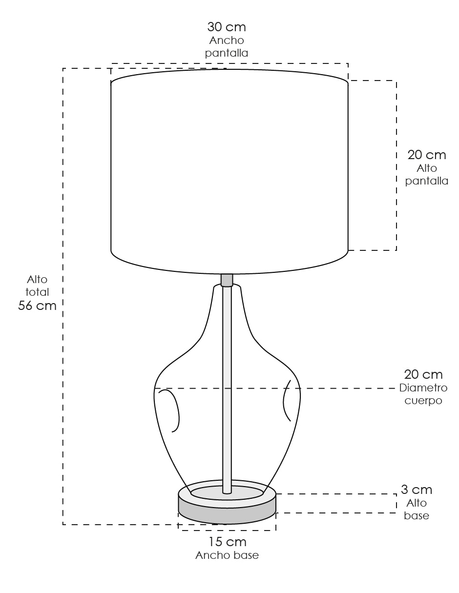 Lampara mesa Class led