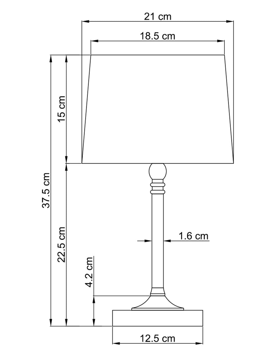 Lámpara de mesa led haus aksel 4