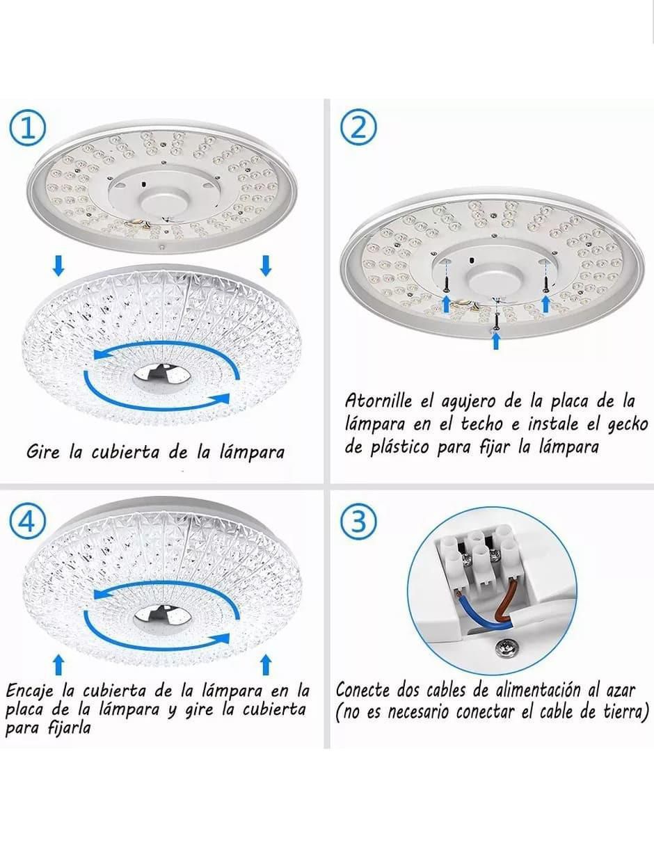 Lámpara de techo Genérica led
