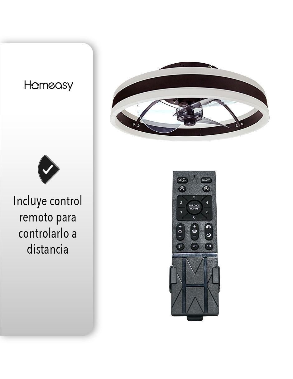 Ventilador de techo con control remoto 6 velocidades