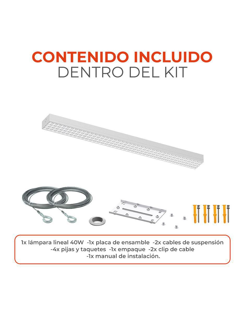 Lámpara colgante Tecnolite led Fawaris