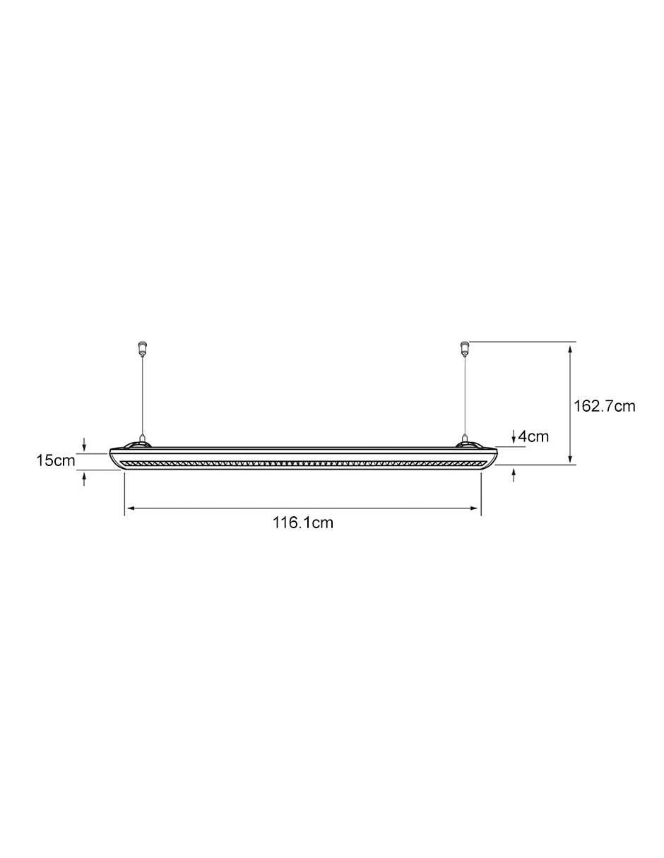Lámpara colgante led Barnard 15