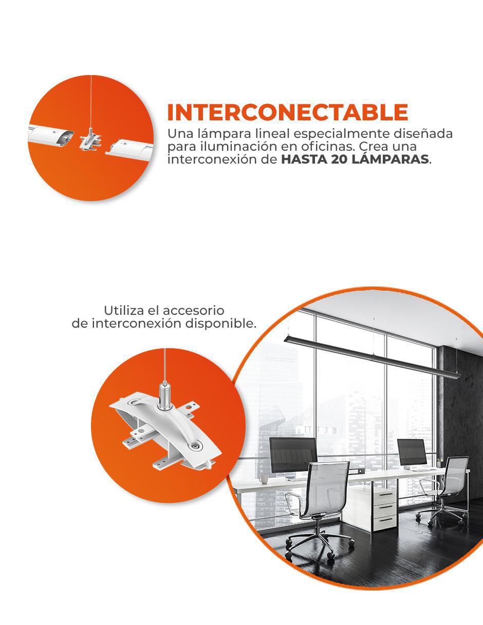 Lámpara colgante led Barnard 12