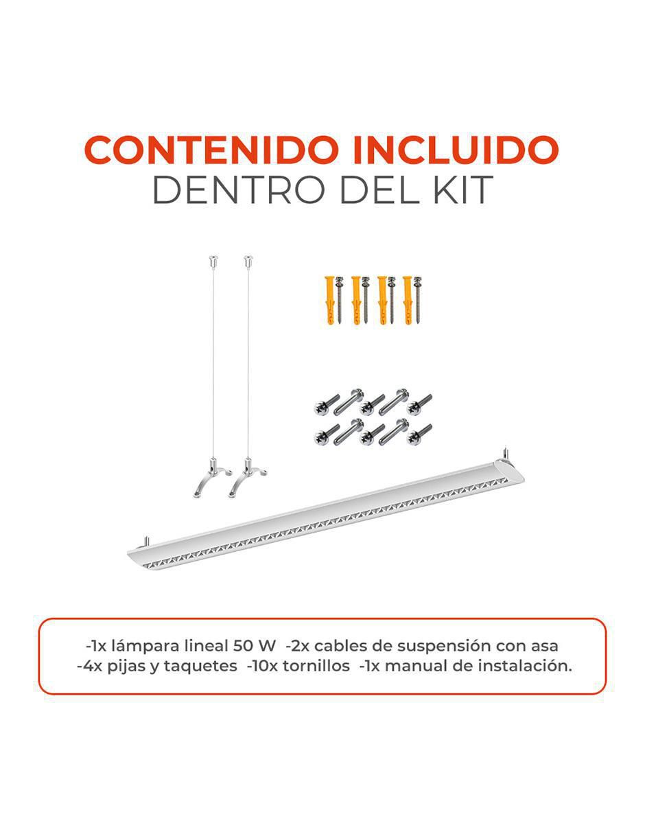 Lámpara colgante led Barnard 6