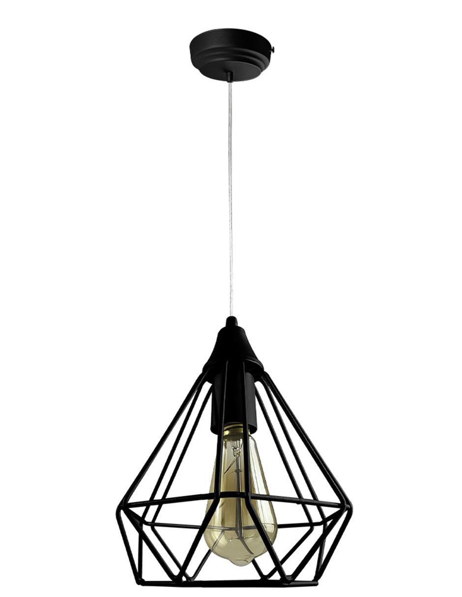Lámpara colgante incandescente Vintage Diamante