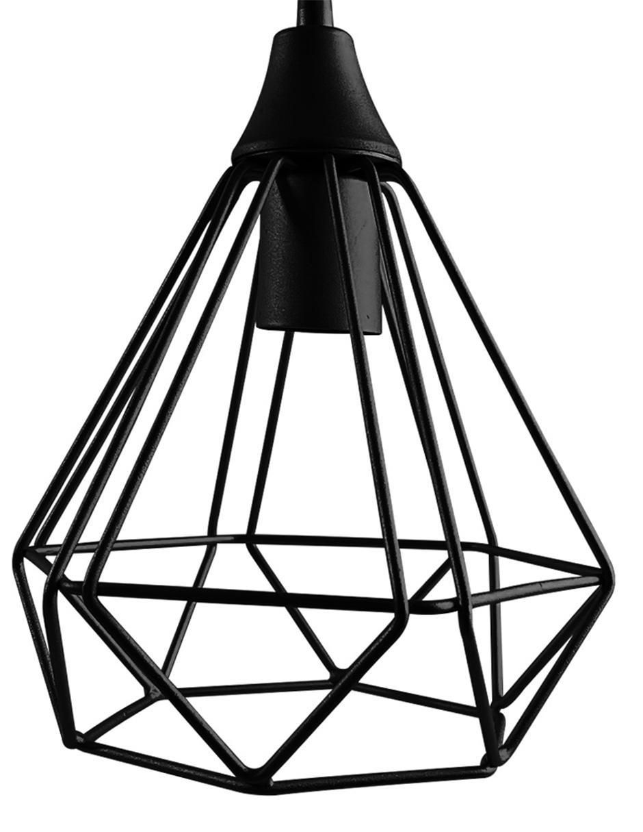 Lámpara colgante incandescente Vintage Diamante