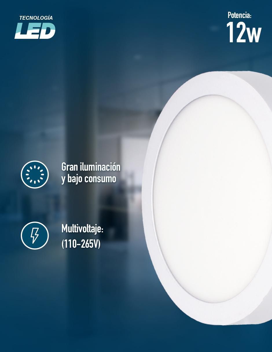 Lámpara de techo led 12