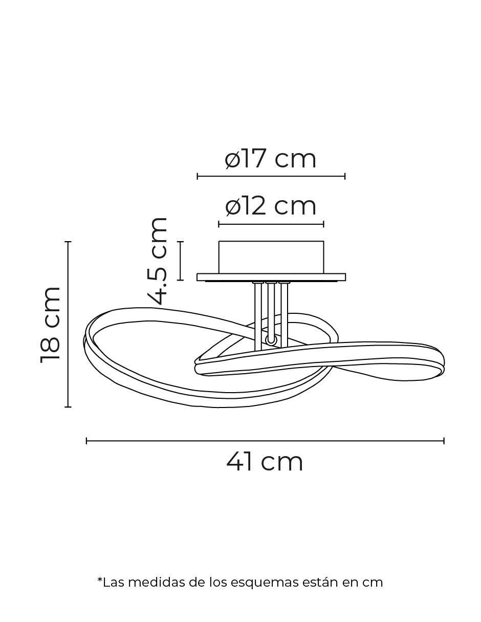 Lámpara colgante Illux led Dekor Iii