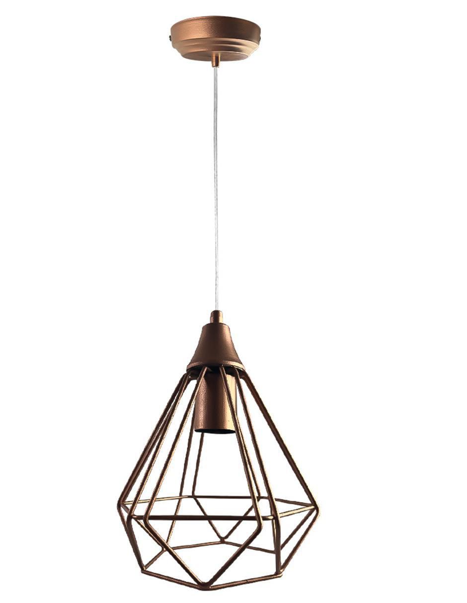 Lámpara colgante incandescente Vintage Diamante