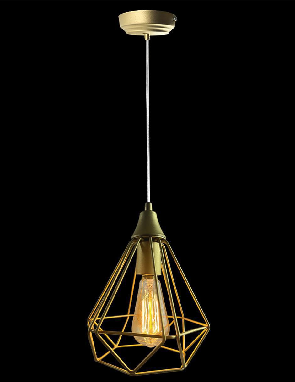 Lámpara colgante Mil Luces incandescente Vintage Diamante