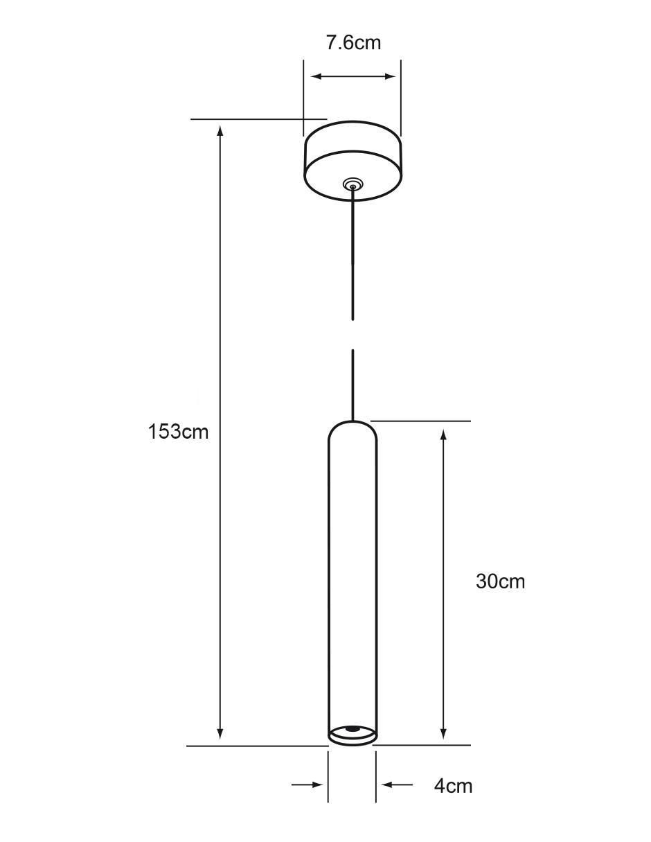 Lámpara colgante led 5